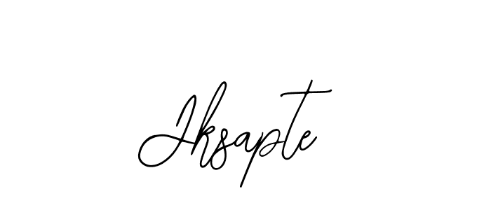 Use a signature maker to create a handwritten signature online. With this signature software, you can design (Bearetta-2O07w) your own signature for name Jksapte. Jksapte signature style 12 images and pictures png