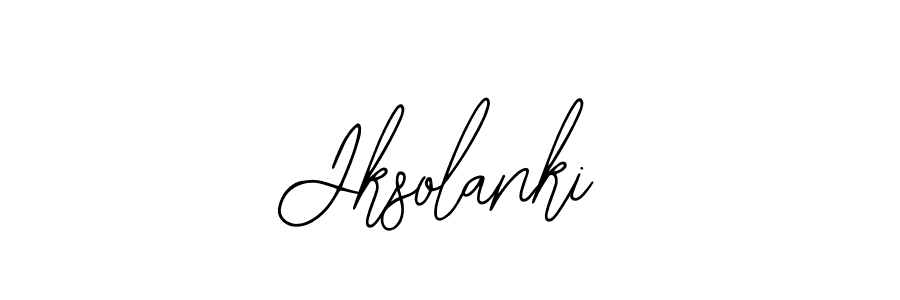 How to make Jksolanki signature? Bearetta-2O07w is a professional autograph style. Create handwritten signature for Jksolanki name. Jksolanki signature style 12 images and pictures png