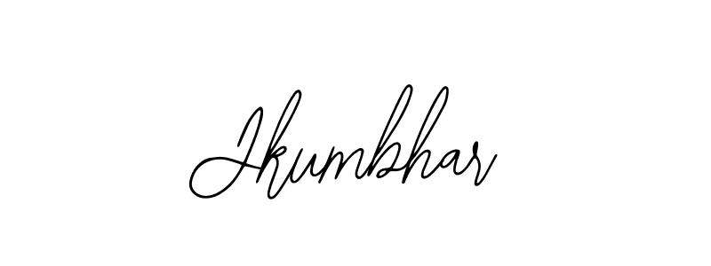 You should practise on your own different ways (Bearetta-2O07w) to write your name (Jkumbhar) in signature. don't let someone else do it for you. Jkumbhar signature style 12 images and pictures png