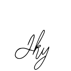 Jky stylish signature style. Best Handwritten Sign (Bearetta-2O07w) for my name. Handwritten Signature Collection Ideas for my name Jky. Jky signature style 12 images and pictures png