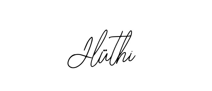 if you are searching for the best signature style for your name Jlüthi. so please give up your signature search. here we have designed multiple signature styles  using Bearetta-2O07w. Jlüthi signature style 12 images and pictures png