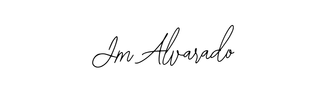 The best way (Bearetta-2O07w) to make a short signature is to pick only two or three words in your name. The name Jm Alvarado include a total of six letters. For converting this name. Jm Alvarado signature style 12 images and pictures png