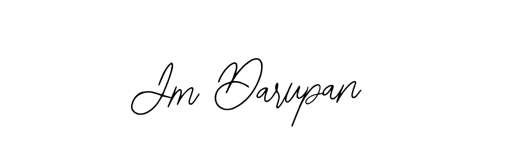 How to make Jm Darupan signature? Bearetta-2O07w is a professional autograph style. Create handwritten signature for Jm Darupan name. Jm Darupan signature style 12 images and pictures png