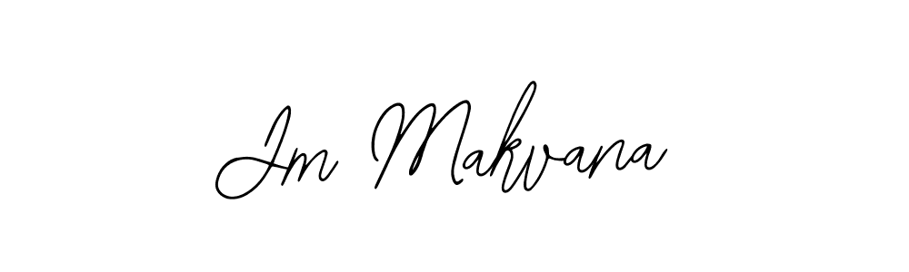 Create a beautiful signature design for name Jm Makvana. With this signature (Bearetta-2O07w) fonts, you can make a handwritten signature for free. Jm Makvana signature style 12 images and pictures png