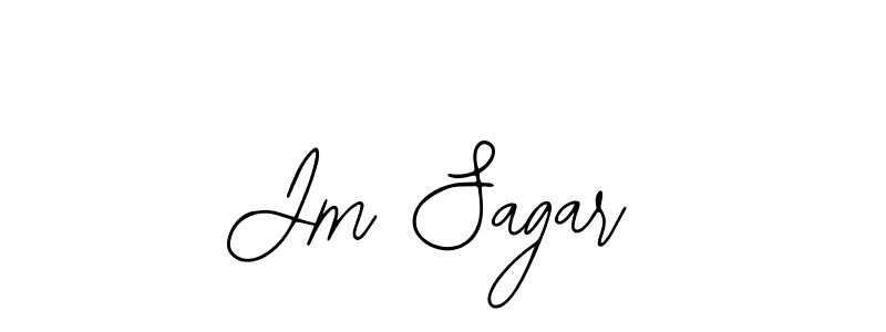 Make a beautiful signature design for name Jm Sagar. With this signature (Bearetta-2O07w) style, you can create a handwritten signature for free. Jm Sagar signature style 12 images and pictures png