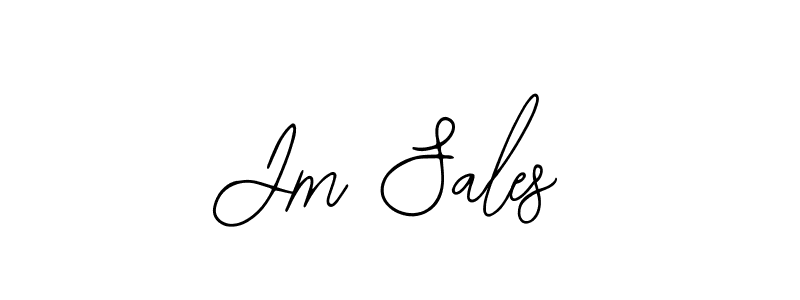 How to Draw Jm Sales signature style? Bearetta-2O07w is a latest design signature styles for name Jm Sales. Jm Sales signature style 12 images and pictures png