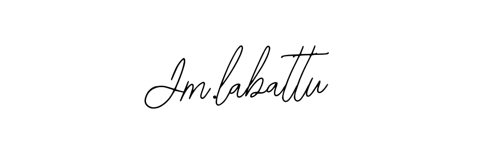 The best way (Bearetta-2O07w) to make a short signature is to pick only two or three words in your name. The name Jm.labattu include a total of six letters. For converting this name. Jm.labattu signature style 12 images and pictures png