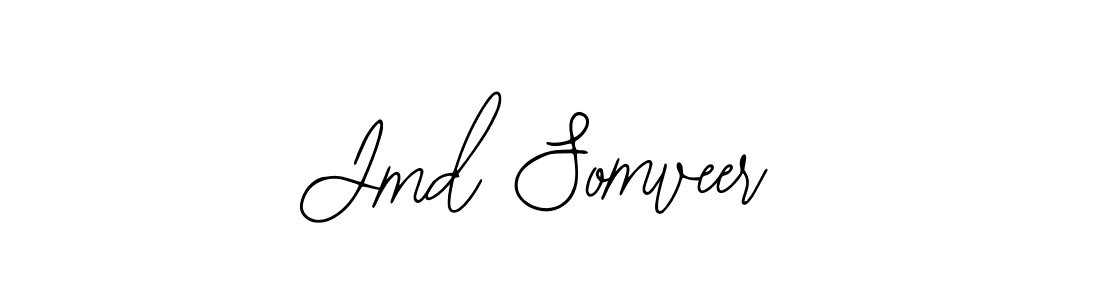 Similarly Bearetta-2O07w is the best handwritten signature design. Signature creator online .You can use it as an online autograph creator for name Jmd Somveer. Jmd Somveer signature style 12 images and pictures png