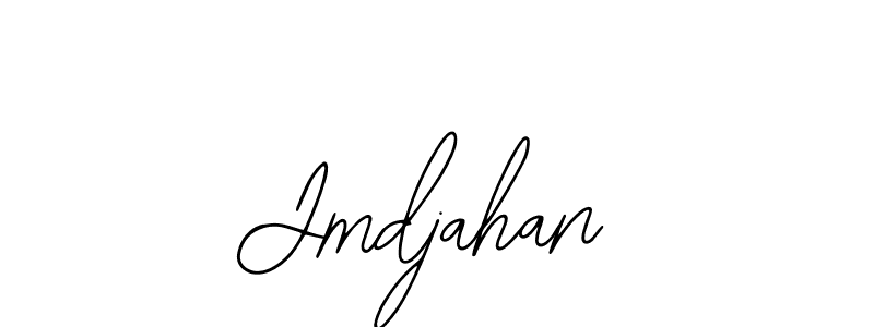 The best way (Bearetta-2O07w) to make a short signature is to pick only two or three words in your name. The name Jmdjahan include a total of six letters. For converting this name. Jmdjahan signature style 12 images and pictures png