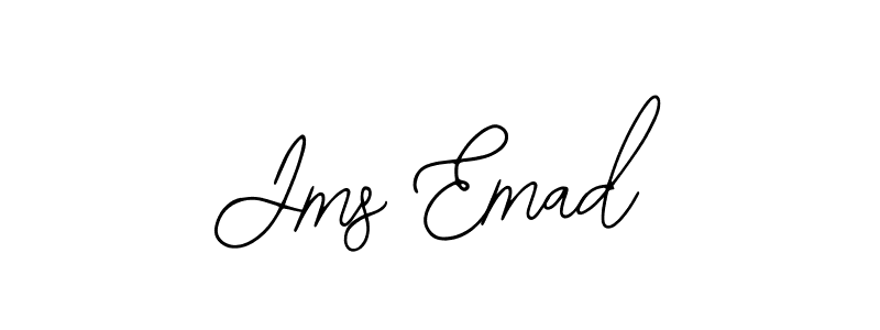 Jms Emad stylish signature style. Best Handwritten Sign (Bearetta-2O07w) for my name. Handwritten Signature Collection Ideas for my name Jms Emad. Jms Emad signature style 12 images and pictures png