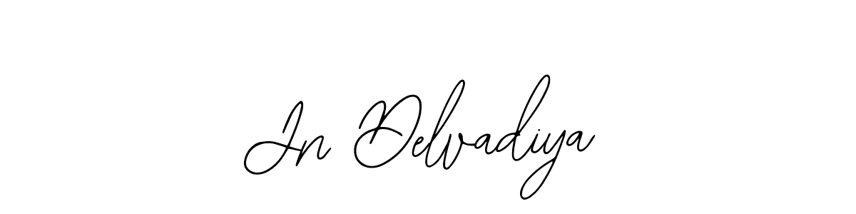 Similarly Bearetta-2O07w is the best handwritten signature design. Signature creator online .You can use it as an online autograph creator for name Jn Delvadiya. Jn Delvadiya signature style 12 images and pictures png