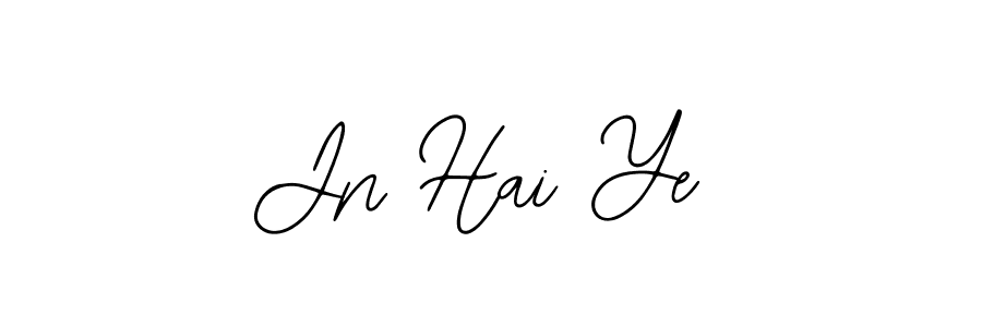 Use a signature maker to create a handwritten signature online. With this signature software, you can design (Bearetta-2O07w) your own signature for name Jn Hai Ye. Jn Hai Ye signature style 12 images and pictures png