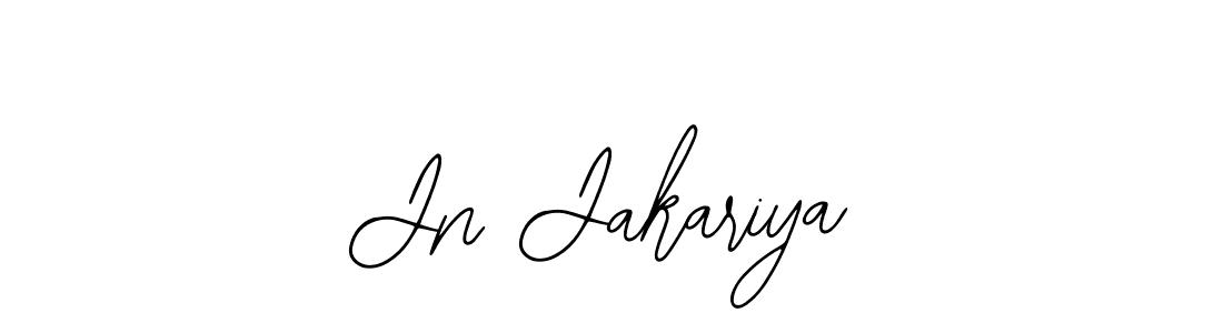 How to make Jn Jakariya name signature. Use Bearetta-2O07w style for creating short signs online. This is the latest handwritten sign. Jn Jakariya signature style 12 images and pictures png