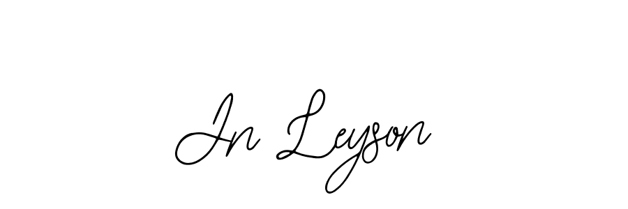 How to Draw Jn Leyson signature style? Bearetta-2O07w is a latest design signature styles for name Jn Leyson. Jn Leyson signature style 12 images and pictures png