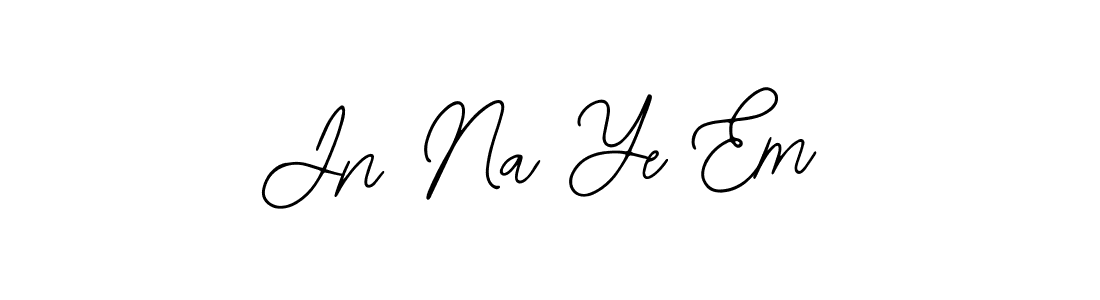 How to make Jn Na Ye Em name signature. Use Bearetta-2O07w style for creating short signs online. This is the latest handwritten sign. Jn Na Ye Em signature style 12 images and pictures png