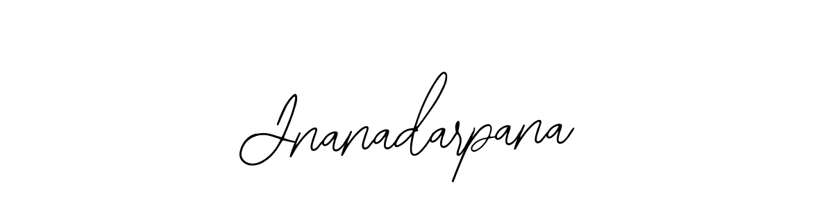 Use a signature maker to create a handwritten signature online. With this signature software, you can design (Bearetta-2O07w) your own signature for name Jnanadarpana. Jnanadarpana signature style 12 images and pictures png