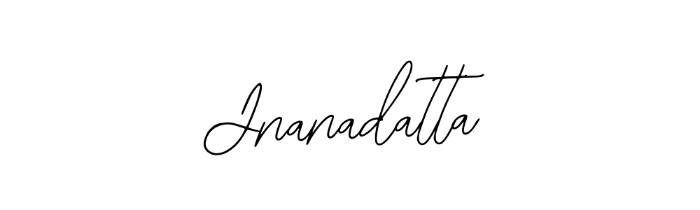 Design your own signature with our free online signature maker. With this signature software, you can create a handwritten (Bearetta-2O07w) signature for name Jnanadatta. Jnanadatta signature style 12 images and pictures png
