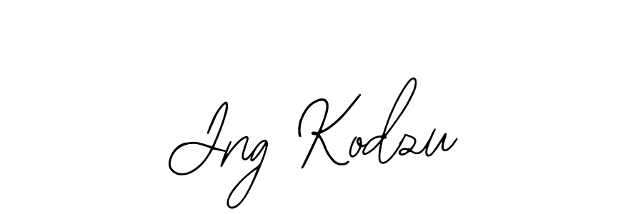 You should practise on your own different ways (Bearetta-2O07w) to write your name (Jng Kodzu) in signature. don't let someone else do it for you. Jng Kodzu signature style 12 images and pictures png