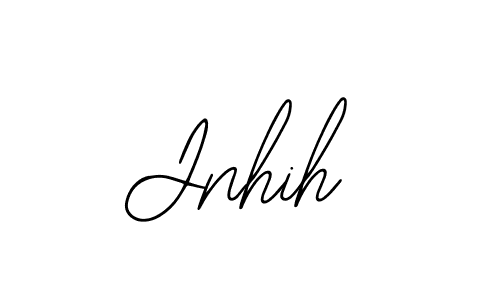 Use a signature maker to create a handwritten signature online. With this signature software, you can design (Bearetta-2O07w) your own signature for name Jnhih. Jnhih signature style 12 images and pictures png
