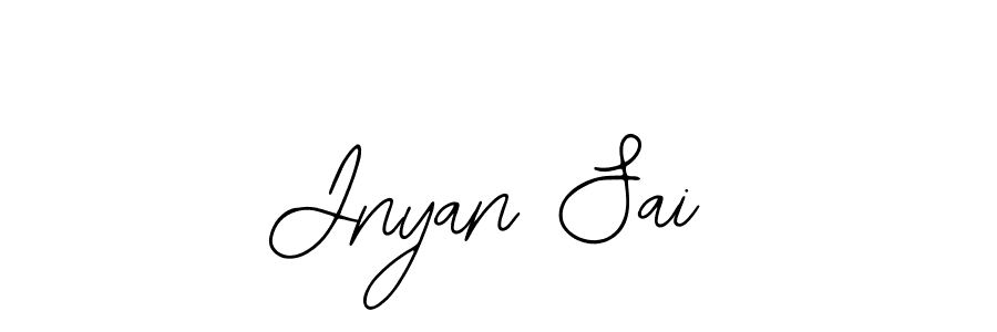 How to make Jnyan Sai name signature. Use Bearetta-2O07w style for creating short signs online. This is the latest handwritten sign. Jnyan Sai signature style 12 images and pictures png