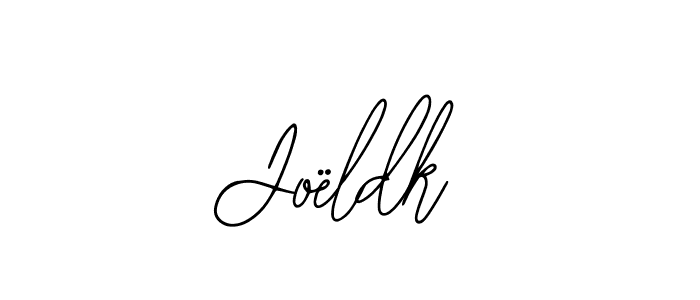 How to make Joëldk name signature. Use Bearetta-2O07w style for creating short signs online. This is the latest handwritten sign. Joëldk signature style 12 images and pictures png