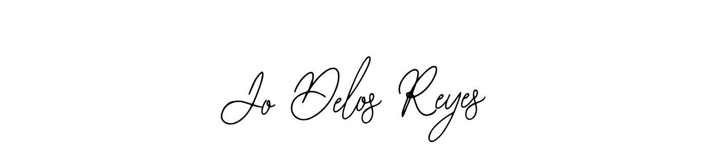 How to make Jo Delos Reyes name signature. Use Bearetta-2O07w style for creating short signs online. This is the latest handwritten sign. Jo Delos Reyes signature style 12 images and pictures png