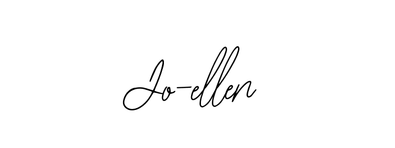 Use a signature maker to create a handwritten signature online. With this signature software, you can design (Bearetta-2O07w) your own signature for name Jo-ellen. Jo-ellen signature style 12 images and pictures png