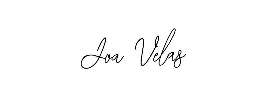 How to make Joa Velas signature? Bearetta-2O07w is a professional autograph style. Create handwritten signature for Joa Velas name. Joa Velas signature style 12 images and pictures png