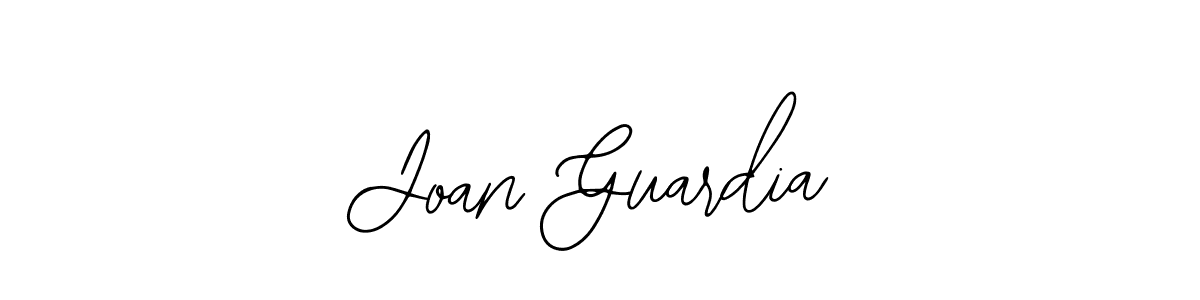 Use a signature maker to create a handwritten signature online. With this signature software, you can design (Bearetta-2O07w) your own signature for name Joan Guardia. Joan Guardia signature style 12 images and pictures png