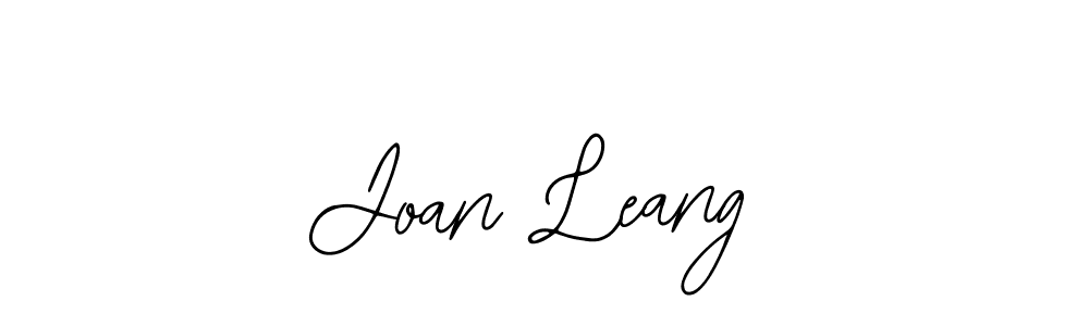 Joan Leang stylish signature style. Best Handwritten Sign (Bearetta-2O07w) for my name. Handwritten Signature Collection Ideas for my name Joan Leang. Joan Leang signature style 12 images and pictures png