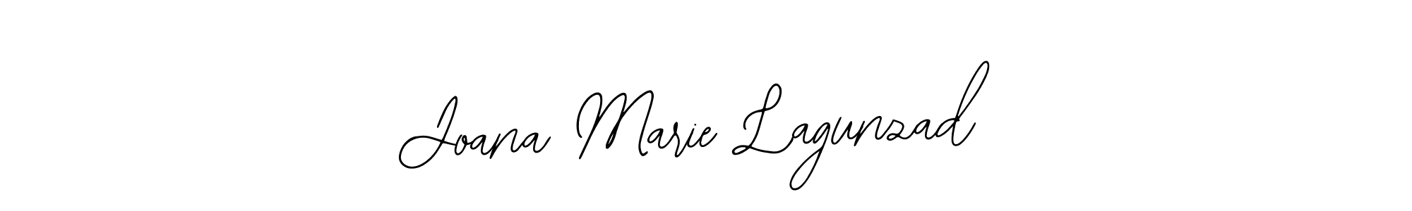 Bearetta-2O07w is a professional signature style that is perfect for those who want to add a touch of class to their signature. It is also a great choice for those who want to make their signature more unique. Get Joana Marie Lagunzad name to fancy signature for free. Joana Marie Lagunzad signature style 12 images and pictures png