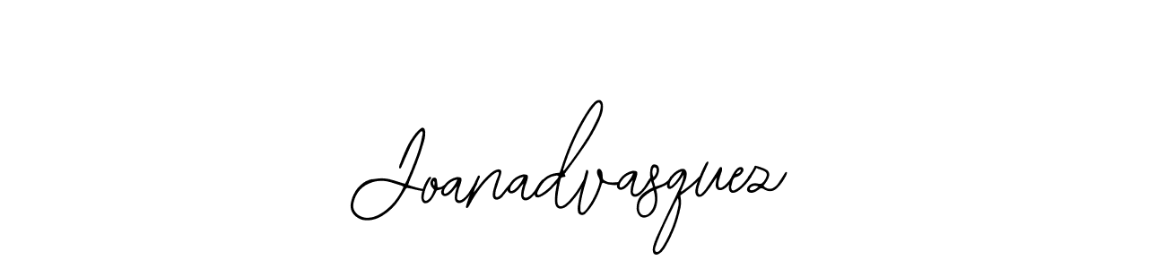 How to make Joanadvasquez name signature. Use Bearetta-2O07w style for creating short signs online. This is the latest handwritten sign. Joanadvasquez signature style 12 images and pictures png