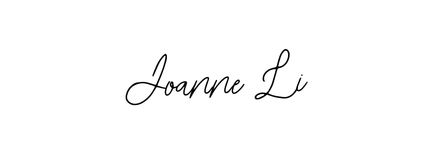 Design your own signature with our free online signature maker. With this signature software, you can create a handwritten (Bearetta-2O07w) signature for name Joanne Li. Joanne Li signature style 12 images and pictures png