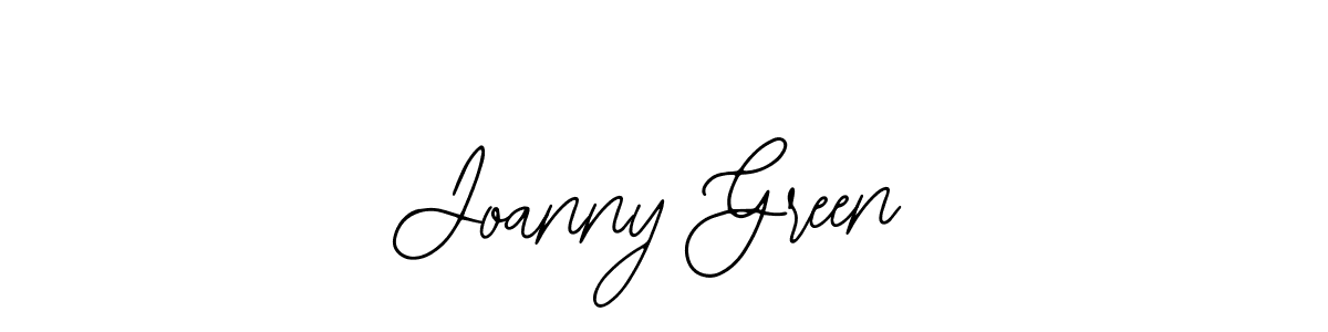 How to make Joanny Green name signature. Use Bearetta-2O07w style for creating short signs online. This is the latest handwritten sign. Joanny Green signature style 12 images and pictures png