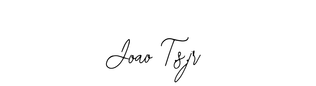 How to make Joao T.s.jr signature? Bearetta-2O07w is a professional autograph style. Create handwritten signature for Joao T.s.jr name. Joao T.s.jr signature style 12 images and pictures png