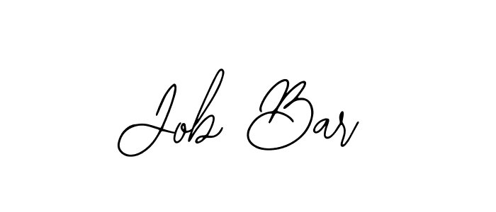 How to make Job Bar name signature. Use Bearetta-2O07w style for creating short signs online. This is the latest handwritten sign. Job Bar signature style 12 images and pictures png