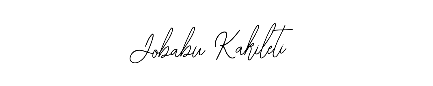 Bearetta-2O07w is a professional signature style that is perfect for those who want to add a touch of class to their signature. It is also a great choice for those who want to make their signature more unique. Get Jobabu Kakileti name to fancy signature for free. Jobabu Kakileti signature style 12 images and pictures png