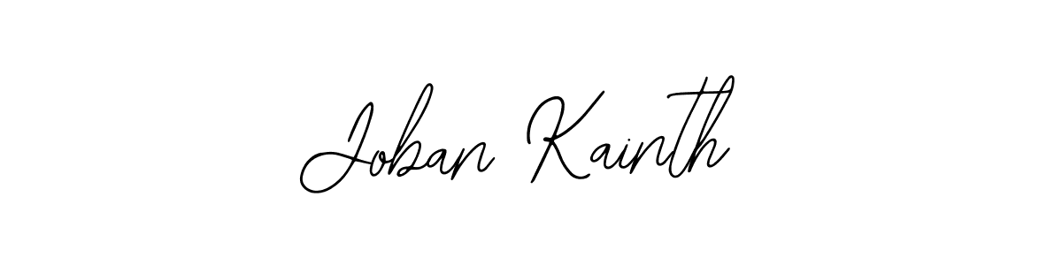 Use a signature maker to create a handwritten signature online. With this signature software, you can design (Bearetta-2O07w) your own signature for name Joban Kainth. Joban Kainth signature style 12 images and pictures png