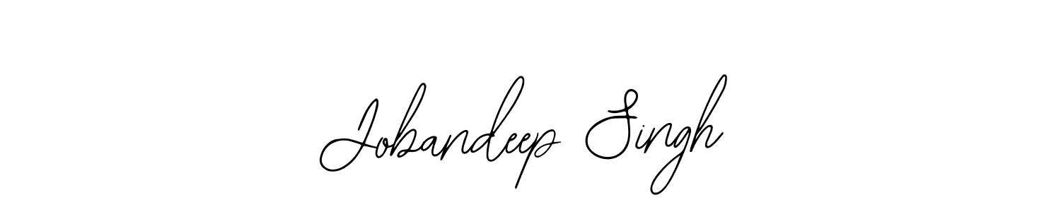 You should practise on your own different ways (Bearetta-2O07w) to write your name (Jobandeep Singh) in signature. don't let someone else do it for you. Jobandeep Singh signature style 12 images and pictures png