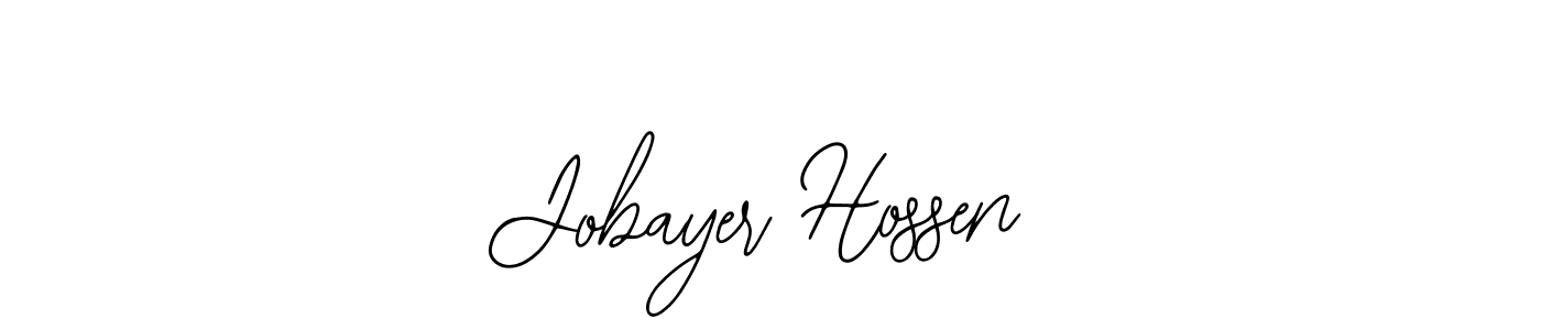 You should practise on your own different ways (Bearetta-2O07w) to write your name (Jobayer Hossen) in signature. don't let someone else do it for you. Jobayer Hossen signature style 12 images and pictures png