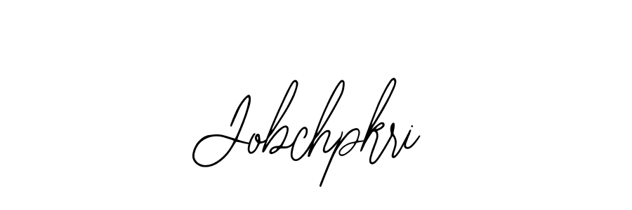 Use a signature maker to create a handwritten signature online. With this signature software, you can design (Bearetta-2O07w) your own signature for name Jobchpkri. Jobchpkri signature style 12 images and pictures png