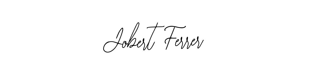 The best way (Bearetta-2O07w) to make a short signature is to pick only two or three words in your name. The name Jobert Ferrer include a total of six letters. For converting this name. Jobert Ferrer signature style 12 images and pictures png