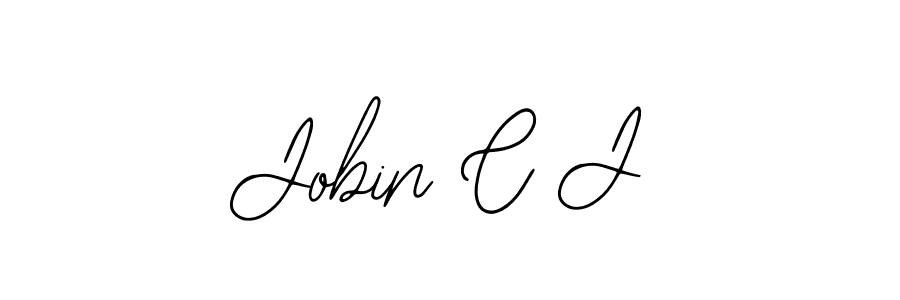 Here are the top 10 professional signature styles for the name Jobin C J. These are the best autograph styles you can use for your name. Jobin C J signature style 12 images and pictures png