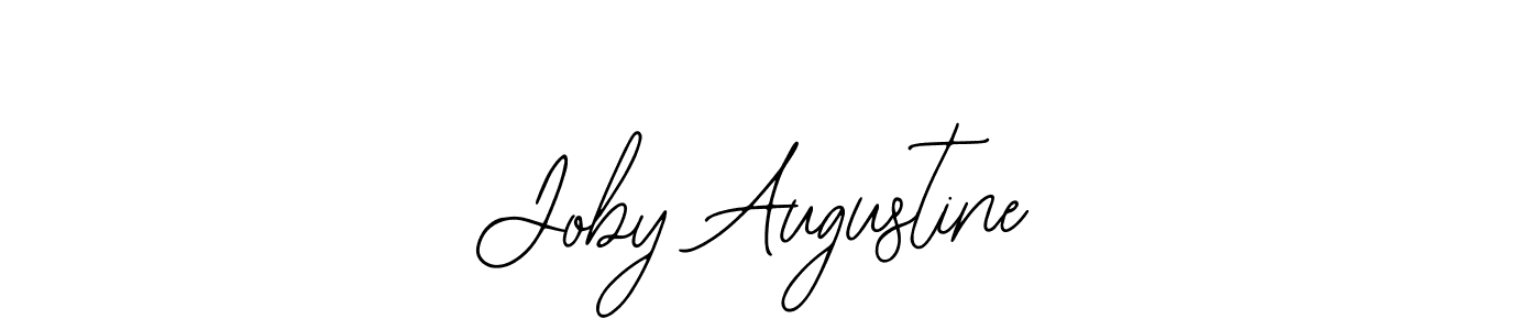 Make a beautiful signature design for name Joby Augustine. Use this online signature maker to create a handwritten signature for free. Joby Augustine signature style 12 images and pictures png