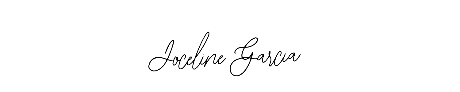 Use a signature maker to create a handwritten signature online. With this signature software, you can design (Bearetta-2O07w) your own signature for name Joceline Garcia. Joceline Garcia signature style 12 images and pictures png