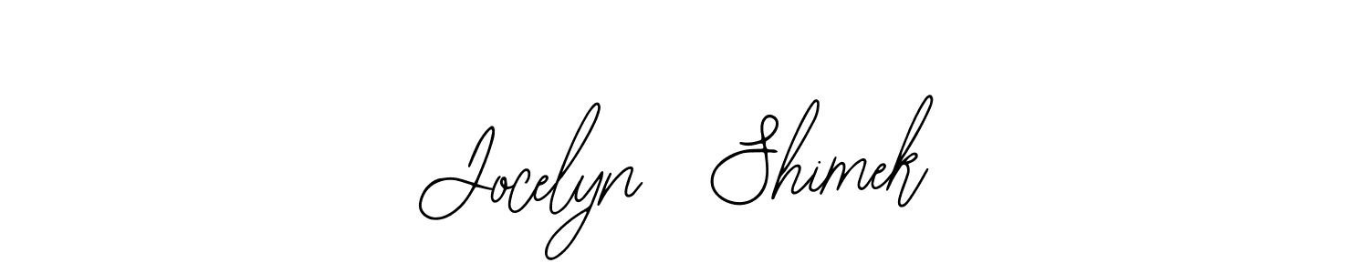 This is the best signature style for the Jocelyn  Shimek name. Also you like these signature font (Bearetta-2O07w). Mix name signature. Jocelyn  Shimek signature style 12 images and pictures png