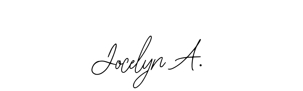 Also we have Jocelyn A. name is the best signature style. Create professional handwritten signature collection using Bearetta-2O07w autograph style. Jocelyn A. signature style 12 images and pictures png