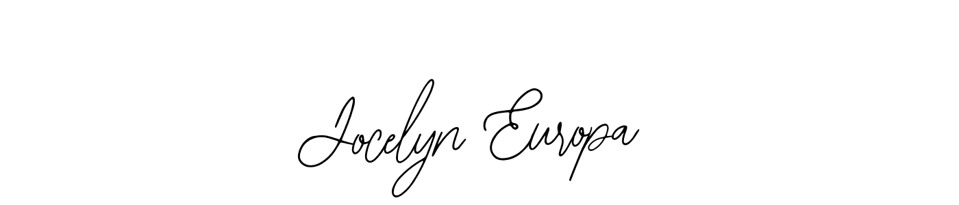 Create a beautiful signature design for name Jocelyn Europa. With this signature (Bearetta-2O07w) fonts, you can make a handwritten signature for free. Jocelyn Europa signature style 12 images and pictures png