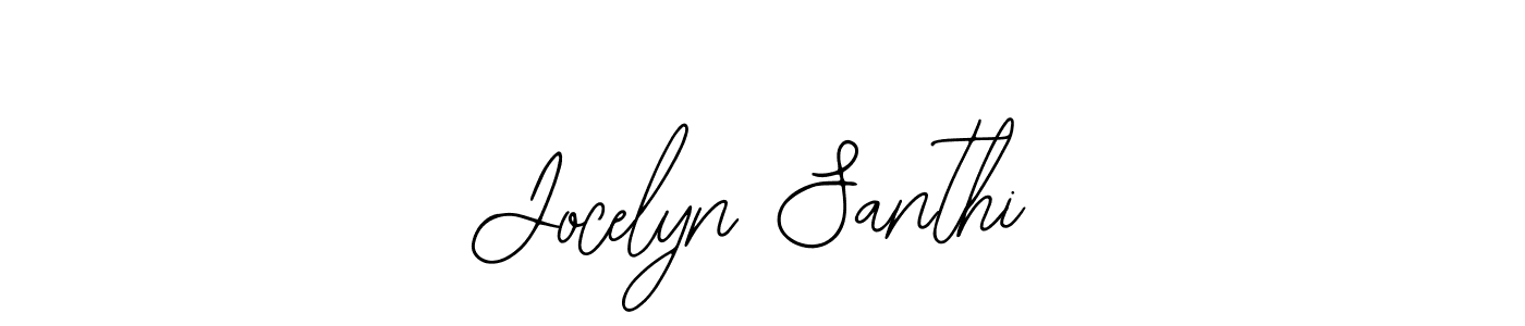 Make a short Jocelyn Santhi signature style. Manage your documents anywhere anytime using Bearetta-2O07w. Create and add eSignatures, submit forms, share and send files easily. Jocelyn Santhi signature style 12 images and pictures png