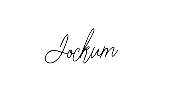 The best way (Bearetta-2O07w) to make a short signature is to pick only two or three words in your name. The name Jockum include a total of six letters. For converting this name. Jockum signature style 12 images and pictures png